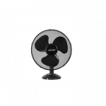 Mesko | Fan | MS 7308 | Table Fan | Black | Diameter 23 cm | Number of speeds 2 | Oscillation | 30 W