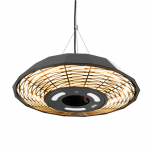 TunaBone | Electric Ceiling Infrared Patio Heater | TB2068C-01 | Patio heater | 2000 W | Number of power levels 1 | Suitable for rooms up to 20 m&sup2; | Black | IP45