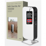 Mill | Heater | AB-H1000DN | Oil Filled Radiator | 1000 W | Number of power levels 3 | Suitable for rooms up to 12-16 m&sup3; | White