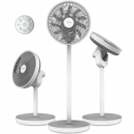 Cecotec EnergySilence 2600 Sunflower Portable Battery-powered fan | Stand Fan | Diameter 33 cm | Number of speeds 12 | Oscillation | 22 W | Remote control