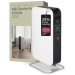 Mill | Heater | AB-H1500DN | Oil Filled Radiator | 1500 W | Number of power levels 3 | Suitable for rooms up to 16-24 m&sup2; | White