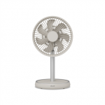 Duux Fan | Rize Flex | Stand Fan | Greige | Diameter 21 cm | Number of speeds 4 | Oscillation | 10 W