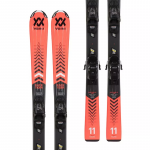 V&Ouml;LKL Racetiger JR 120cm red + Marker VMotion 4.5 - suusad