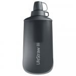LifeStraw Collapsible Bottle 650ml dark mountain grey - veefilter