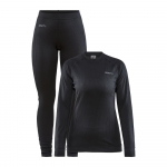 Naiste termopesu CRAFT Core Dry Baselayer Set W black XS