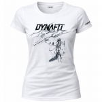 DYNAFIT Promo Graphic W S/S Tee nimbus - T-s&auml;rk 40/L