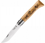 Opinel VRI N&deg;08 Inox Animalia Dog taskunuga