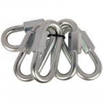 CAMP Set 5 Oval Quick Link 10mm Zinc Plated Steel