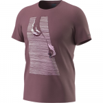 DYNAFIT X Simon Charri&egrave;re Tee Man dark rose - T-s&auml;rk L