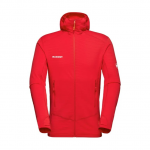 MAMMUT Taiss Light ML Hooded mammut red - fliisjope XL