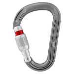 PETZL Attache Screw-Lock gray karabiin