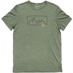 DEVOLD Active Outline Tee Man forest - T-s&auml;rk XL