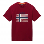 Napapijri S-Lari tibetian red - T-s&auml;rk M