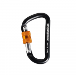 SINGING ROCK Mini D Screw black karabiin