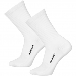 MAMMUT Everyday Crew Socks 3-Pack white-black - sokid EU 42-44