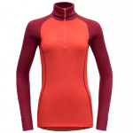 DEVOLD Duo Active Woman Zip Neck beetroot L