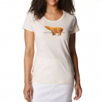 COLUMBIA Daisy Days SS Women Peach Quartz T-s&auml;rk L