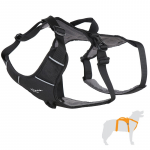 Mountain Paws 3-Strap Dog Harness XL black - koerarakmed