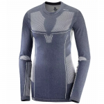 SALOMON Primo Warm Seamless Tee W Night Sky L