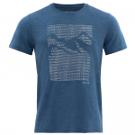 DEVOLD Havtaka Merino 150 Tee Man blue melange S