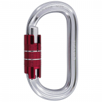 CAMP Oval XL 2Lock titanium - karabiin