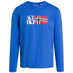 NAPAPIJRI Samuel Longsleeve blue dazzling - meeste s&auml;rk M