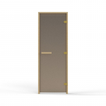 Saunauks 1800x700, 8mm matt pronksklaas rullikuga M82O-R