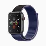 Apple Watch Series 5 44mm GPS Aluminum Case Grey Klass A (V&auml;ga hea)