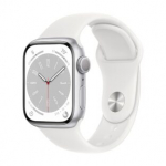 Apple Watch Series 8 41mm GPS Aluminum Case Silver Klass A (V&auml;ga hea)