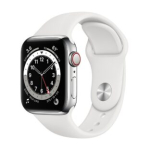 Apple Watch Series 6 44mm GPS + Cellular Stainless Steel case  Silver Klass B (Hea)
