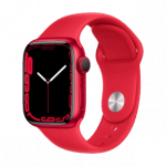 Apple Watch Series 7 41mm GPS Aluminum Case Red Klass A (V&auml;ga hea)