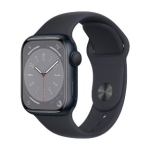 Apple Watch Series 8 45mm GPS Aluminum Case Black Klass B (Hea)
