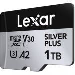 Lexar 1066X microSDXC Silver Plus (V30) R205/W150 Memory Card