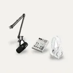 Yamaha AG06 MK2 + Shure MV7X + RODE PSA1 Streaming Set