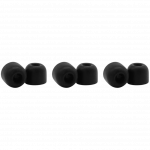 Shure EACYF1-6S Black Foam Sleeves (Small, 3 Pair)