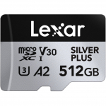 Lexar 1066X microSDXC Silver Plus (V30) R205/W150 Memory Card