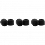 Shure EACYF1-6L Black Foam Sleeves (Large, 3 Pair)