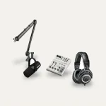 Yamaha AG06 MK2 + Shure MV7X + RODE PSA1 Streaming Set