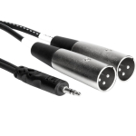 Hosa CYX-403M 3.5mm TRS - Dual XLR-Male Y-Cable 3m