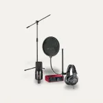 Focusrite Scarlett Solo 4th Gen + sE Electronics X1 S + ATH-M30x Singer-Songwriter Set
