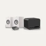 WiiM Amp Pro + WiiM Sub Pro + KEF Q1 Meta Streaming 2.1 Set