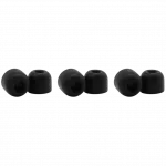 Shure EACYF1-6M Black Foam Sleeves (Medium, 3 Pair)