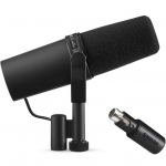 Shure SM7B + MVX2U XLR-to-USB Adapter Bundle