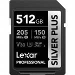 Lexar SDXC Silver Plus 1066X UHS-I U3, R205/W150 (V30) Memory Card