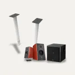 Edifier R2000DB + Kanto SP26 Stands + Edifier T5 2.1 Speaker Set
