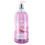 Les Petites Bains de Provence Magnolia Shower Gel For Body Face & Hair For Sensitive Skin, 1000 ml