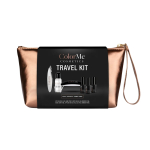 Set ColorMe Cosmetics: ColorMe Zippered GWP Textile Pouch + ColorMe Gel Semi-Permanent Nail Polish, 10 ml + ColorMe Base Coat Semi-Permanent Nail Polish, 10 ml + ColorMe Top Coat Semi-Permanent Nail Polish, 10 ml + ColorMe Nail File + ColorMe Nail Le ...