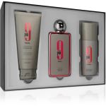 Afnan 9 PM Rebel kinkekomplekt unisex (EDP, 100 ml + deodorant, 150 ml + du&scaron;igeel, 150 ml)