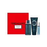 Salvatore Ferragamo Intense Leather komplekt meestele (EDP, 100 ml + EDP, 10 ml + du&scaron;igeel, 100 ml)