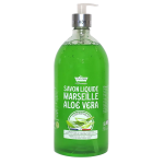 Les Petites Bains de Provence Marseille Aloe Vera Liquid Soap For Hands & Body, 1000 ml